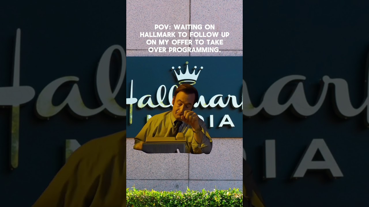 Just waiting for the Hallmark Channel to call me.