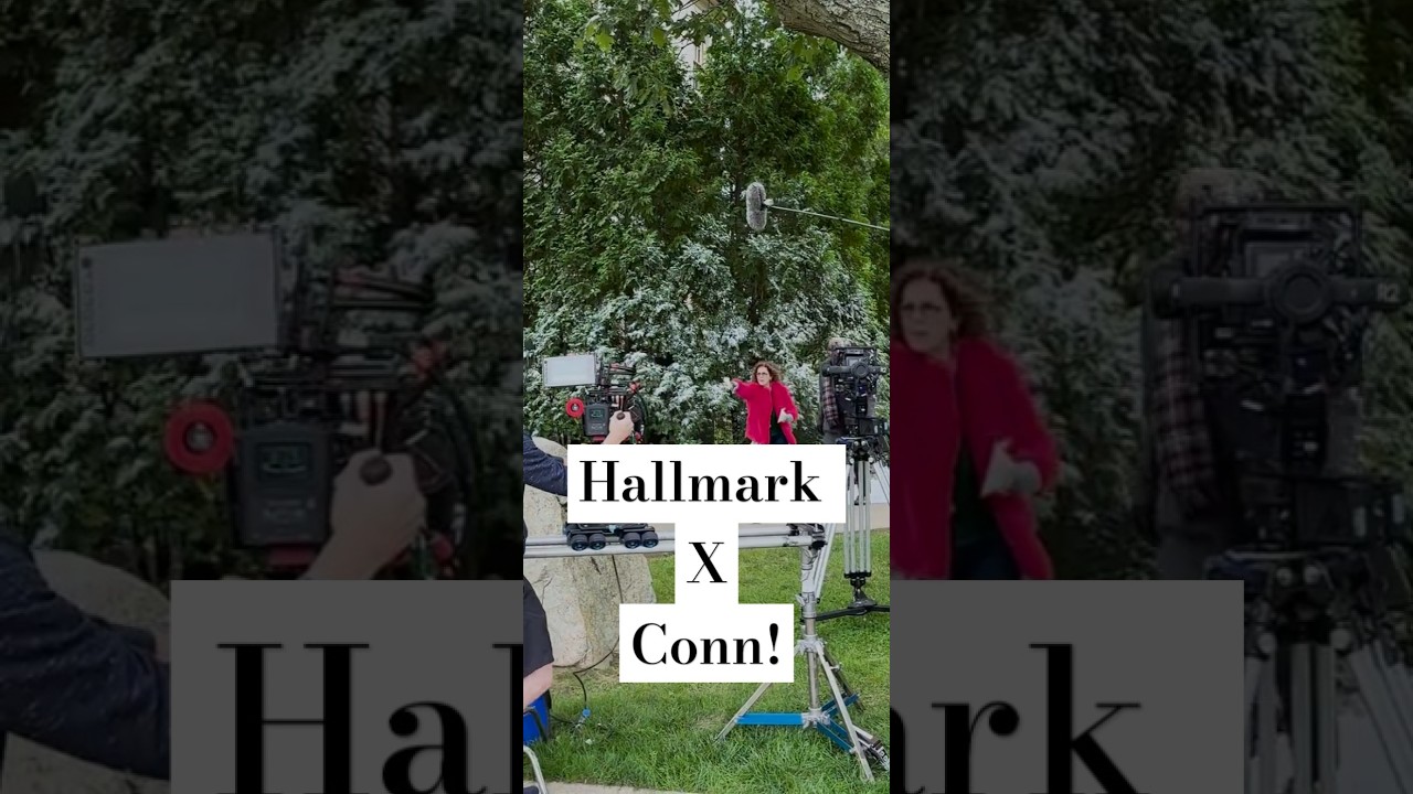 Connecticut College 🤝 Hallmark Channel #conncollege #hallmark #behindthescenes